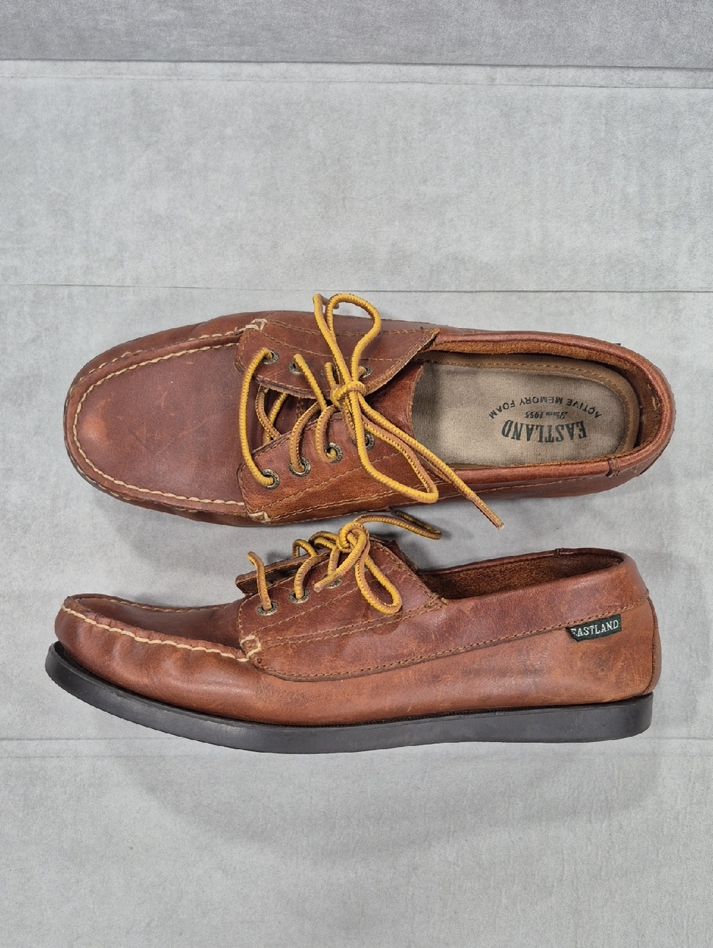 Eastland Falmouth shoes women's 8.5M brown leather casual cabincore